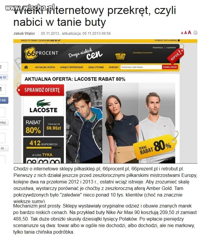 Oszustwo na taka skale, a tyle czasu handlowali