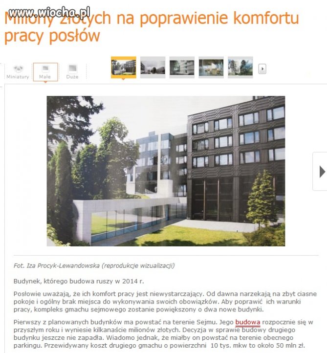 Nowy budynek bo im ...ciasno!