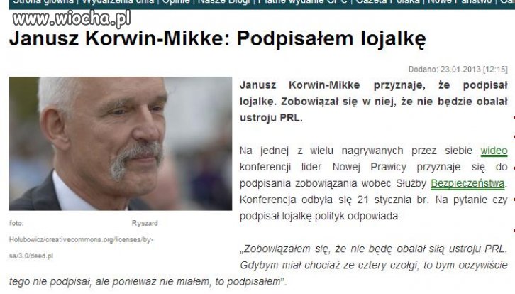 Działał pod pseudonimem "Napletek" 