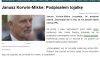 Działał pod pseudonimem "Napletek" 