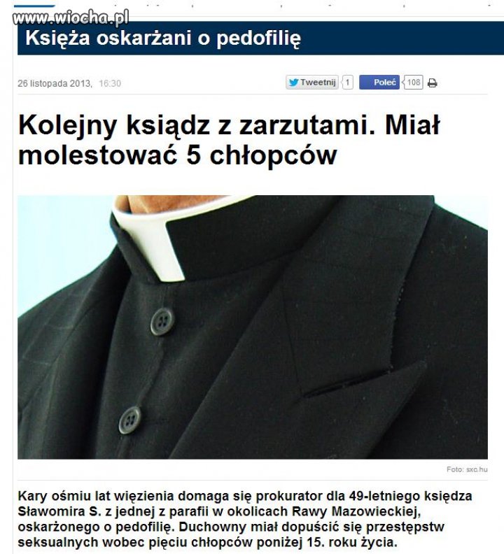 Kolejny ksiądz pedofil!!!