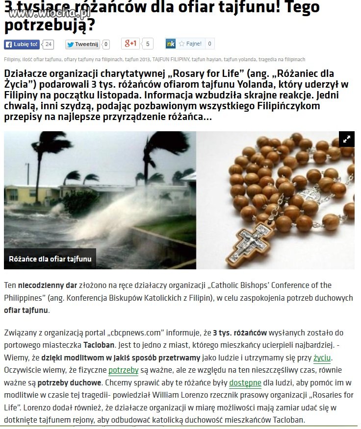 Tylko dziękować za takie dary