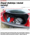Złapał złodzieja i dostał zarzuty