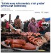 Stragan przed cmentarzem 1 listopada 