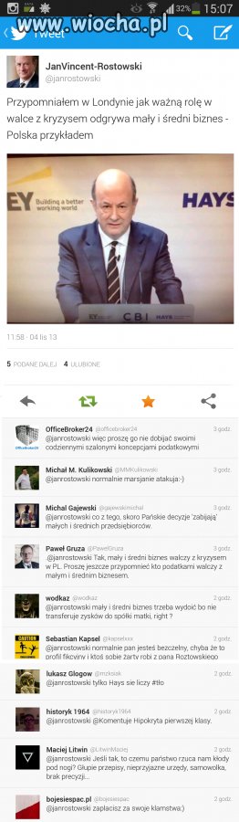 Rostowski i jego poczucie humoru (czarnego)