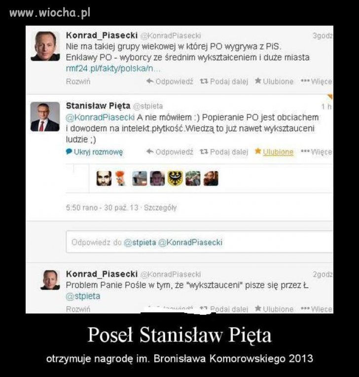 Pięta ty anal-fabeto ty...