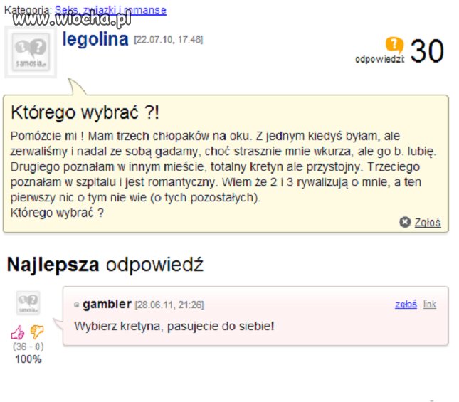 Prośba o pomoc