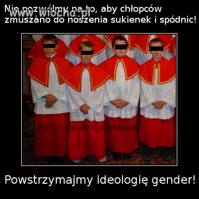 Ideologia Gender opanowała kościół