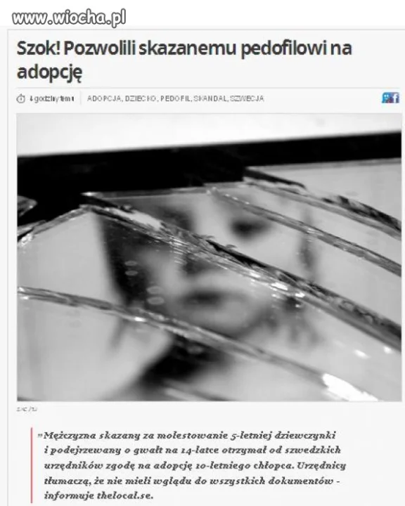 Pedofil może adoptować dziecko