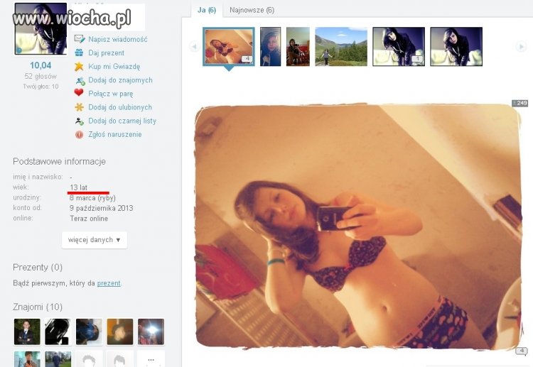 Kolejny okaz szanujących się polskich nastolatek
