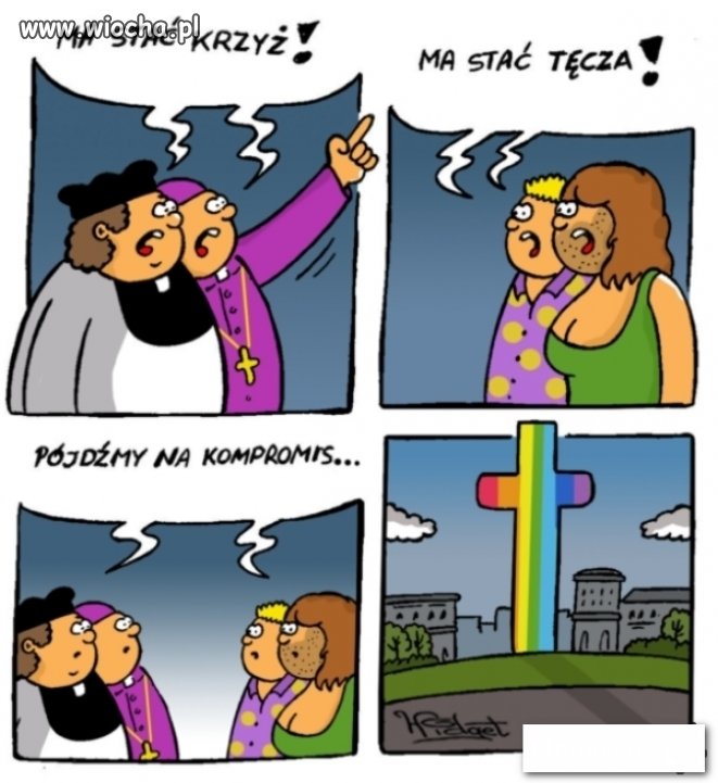 Na pl. Konstytucji kościół z homoseksualistami
