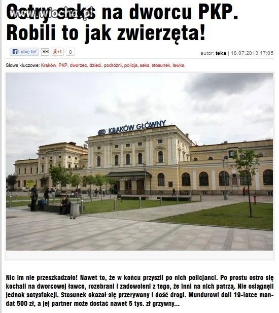 Ostry seks na dworcu PKP!