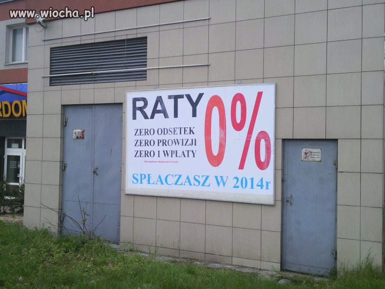 Raty spłaczasz...