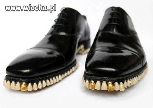 Buty z uzębieniem