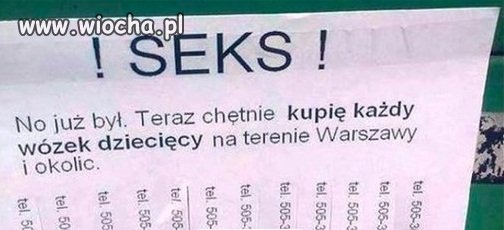 Mistrz ogłoszenia!