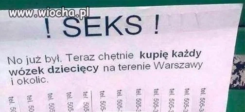 Mistrz ogłoszenia!