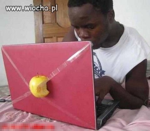 Chciał mieć laptop firmy