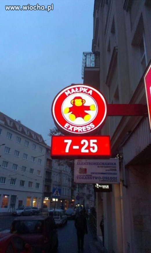 Małpka express "monopolowy"