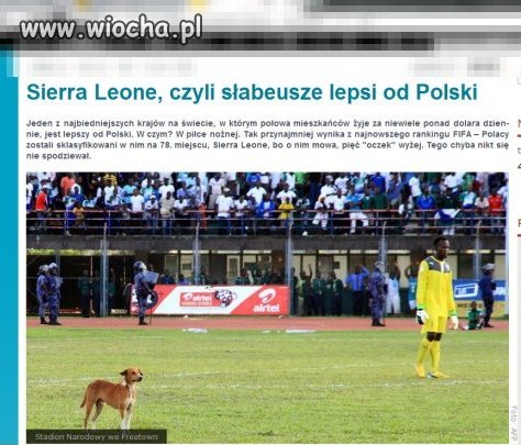 POZIOM NASZEJ PIŁKI