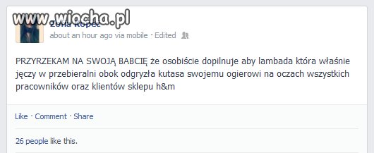 Lambada jęczy w przebieralni