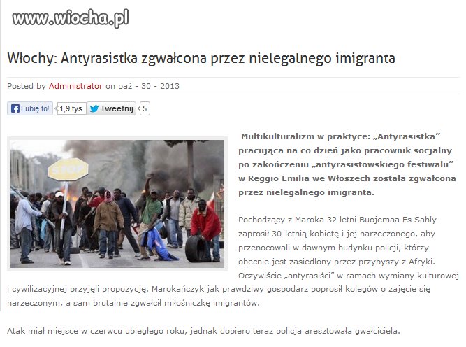 Może przynajmniej obudziła się ze swego