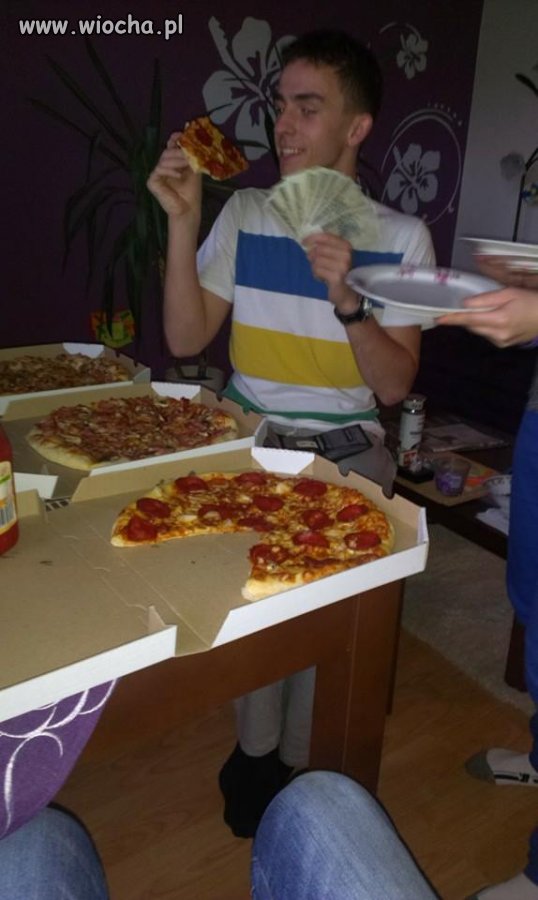 Kasa i pizza