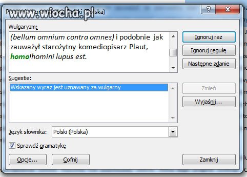 To się dowiedziałem...