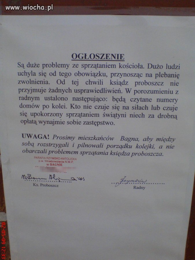 Leniwa parafia