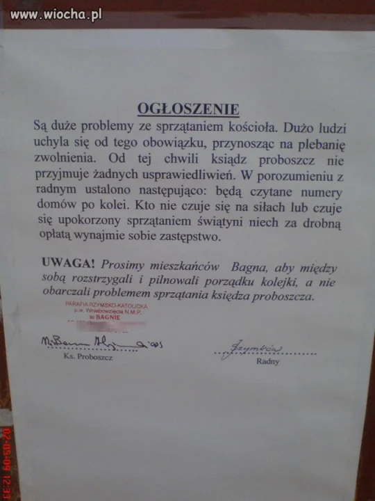 Leniwa parafia