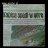 Robert Kubica z nim nawet grawitacja nie ma szans 