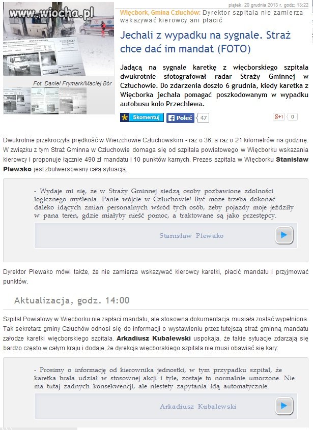 Kolejny absurd straży gminnej