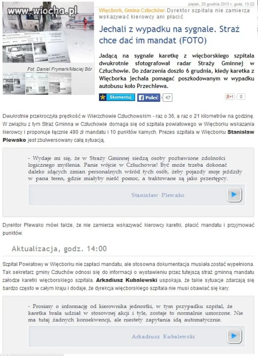 Kolejny absurd straży gminnej