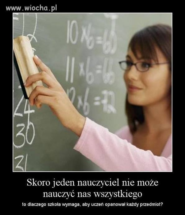 Wyjątkowo zgadzam się ...