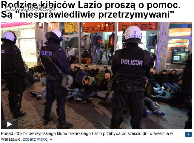 Rodzice kibiców Lazio proszą o pomoc
