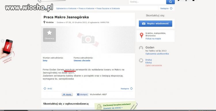 Pracodawca szczery do bólu  