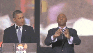 Barack też ma swojego profesjonalnego tłumacza