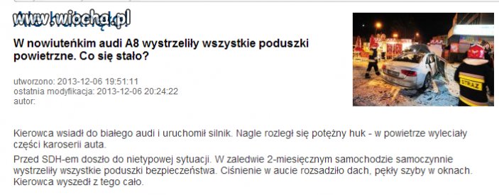 Kara za złe parkowanie