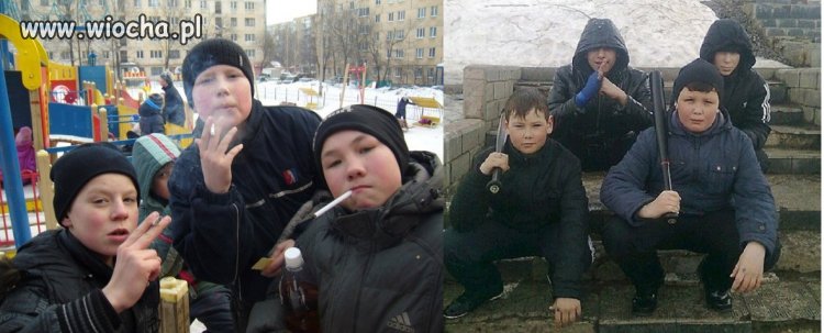 Gangsterka z placu zabaw