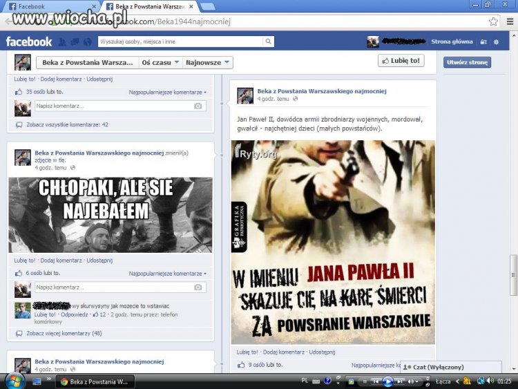 Za takie wpisy...
