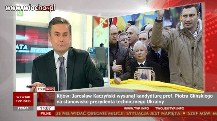 Prof. Gliński na prezydenta technicznego Ukrainy 