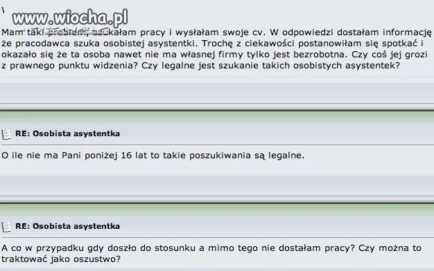 Kobieta w poszukiwaniu pracy