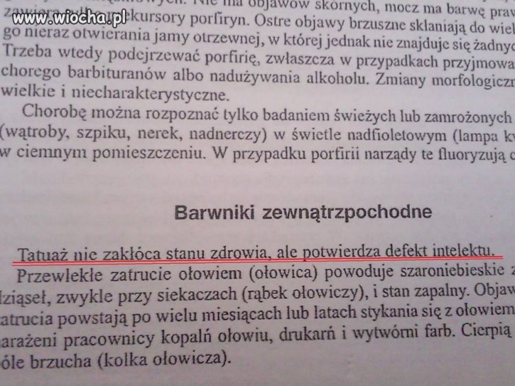 Z podręcznika do Patologii (Medycyna)