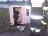 Kradzież z pojemników na odzież używaną...Wiocha!