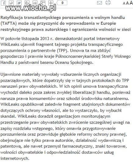 Kolejna po ACTA i SOPA próba ograniczenia wolności