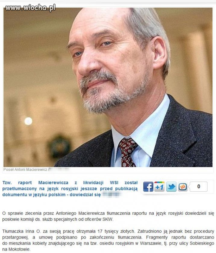 A.Macierewicz jest Rosyjskim agentem?
