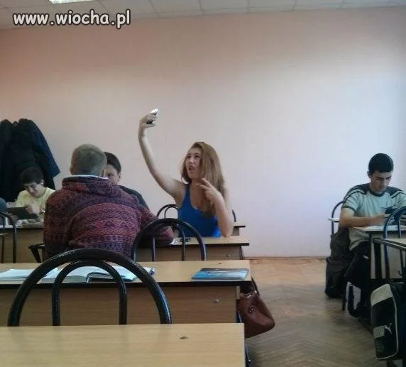 Samo uwieczniająca się piękność.