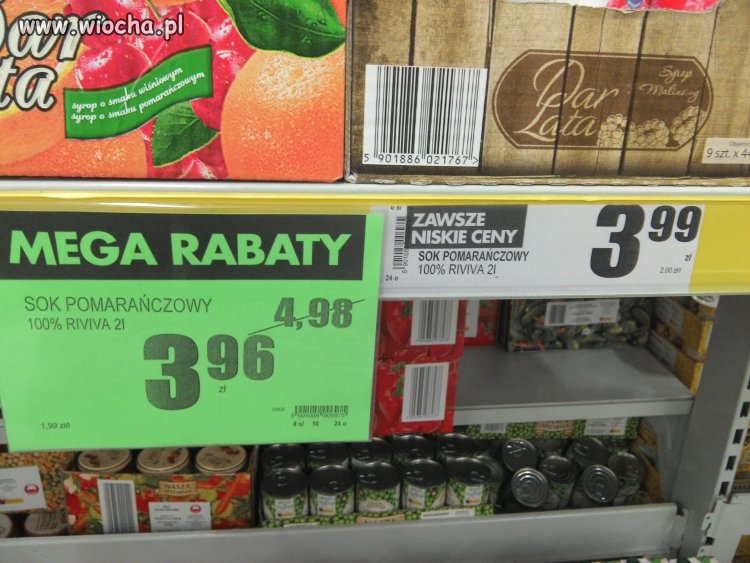 Promocje w pewnym "supermarkecie"