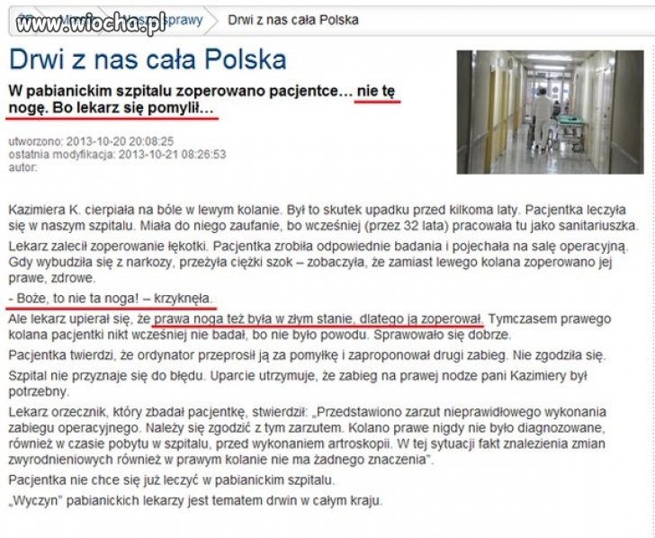 Doktor Kidler jeszcze operuje.