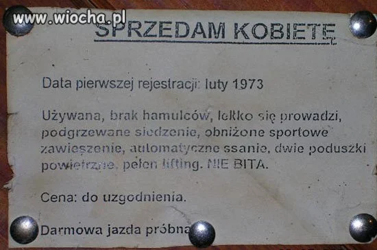 Na sprzedaż