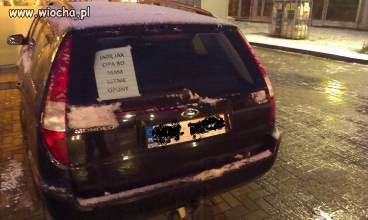 Zima jak zwykle zaskoczyła ... 